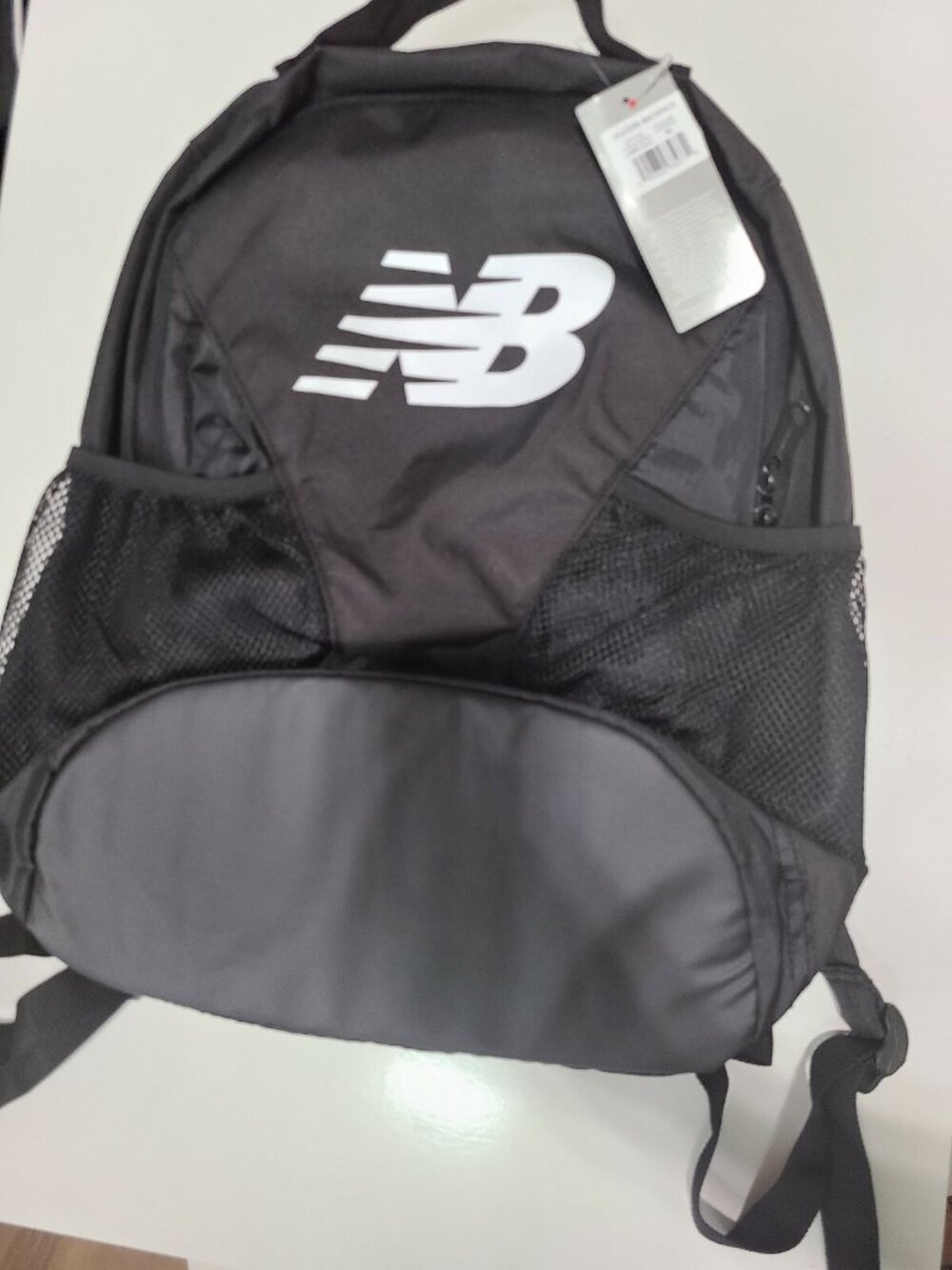 New Balance Players Backpack Dual Compartment Padded Laptop Sleeve Black
